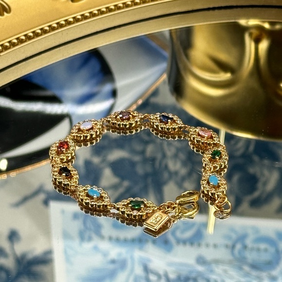 🆕 CRYSTAL HAZE 🧿 NWT Rainbow Evil Eye Bracelet - Picture 5 of 16